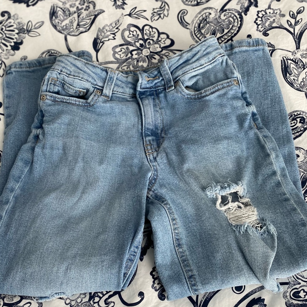 Little girls boyfriend jeans